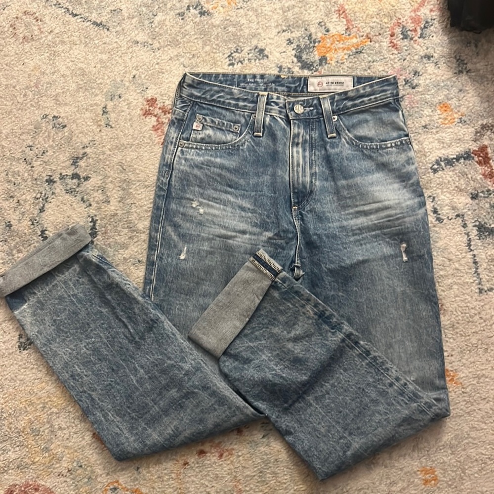 AG Vintage High Waisted Jeans. Size 24